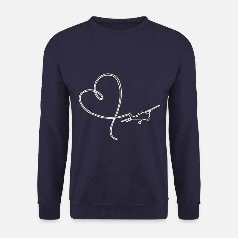 Pilot VFR aviation aircraft flight instructor - Unisex Pullover - Navy
