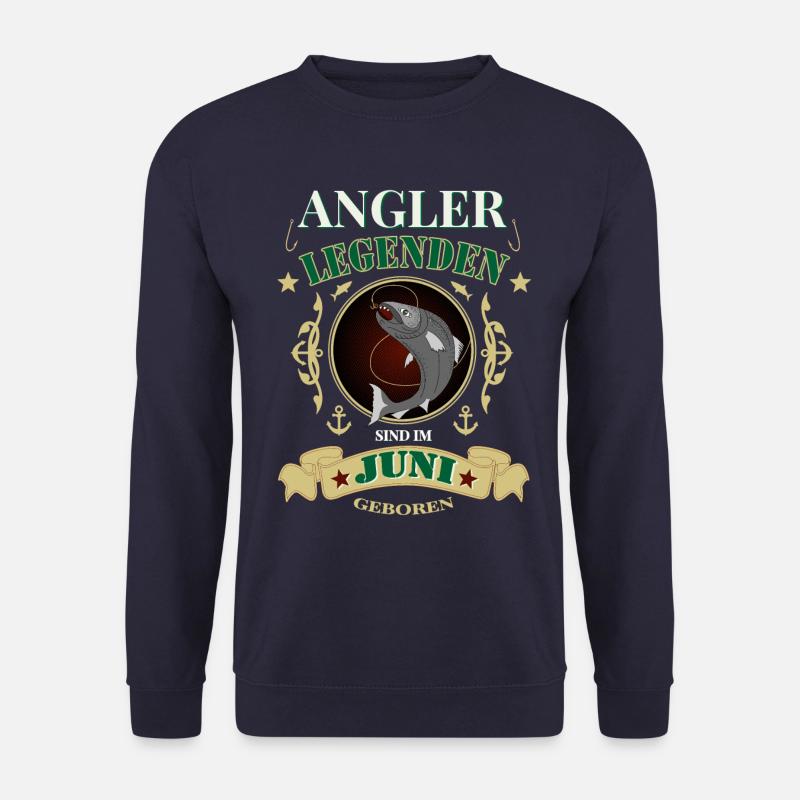 Angler Juni Legenden - Unisex Pullover - Navy