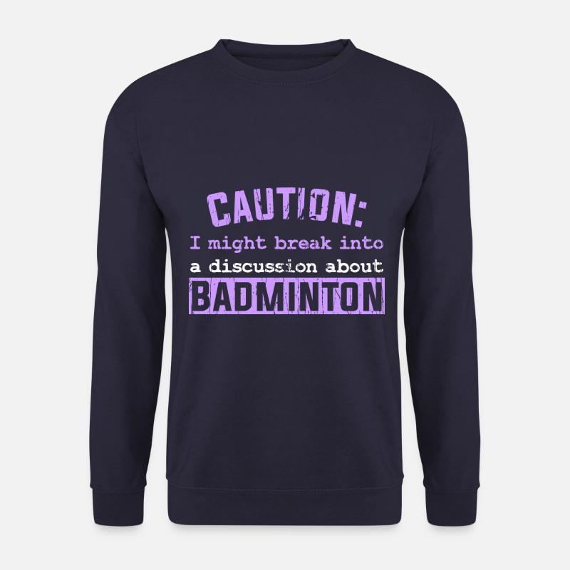 Caution - Unisex Sweatshirt - navy