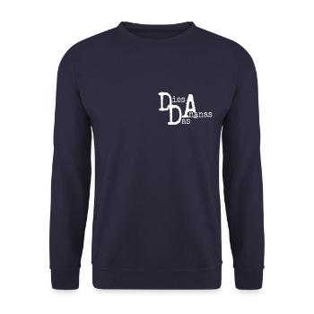 C’est l’ananas - Sweat-shirt Unisexe - marine - Devant - Alina (178cm) & Michal (187cm)