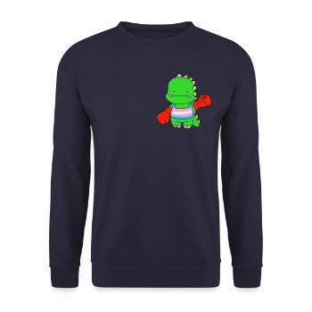 Milow Trans Rex - Sweat-shirt Unisexe - marine - Devant - Alina (178cm) & Michal (187cm)