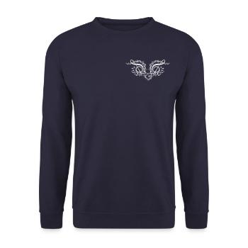 Partition chouette - Sweat-shirt Unisexe - marine - Devant - Alina (178cm) & Michal (187cm)