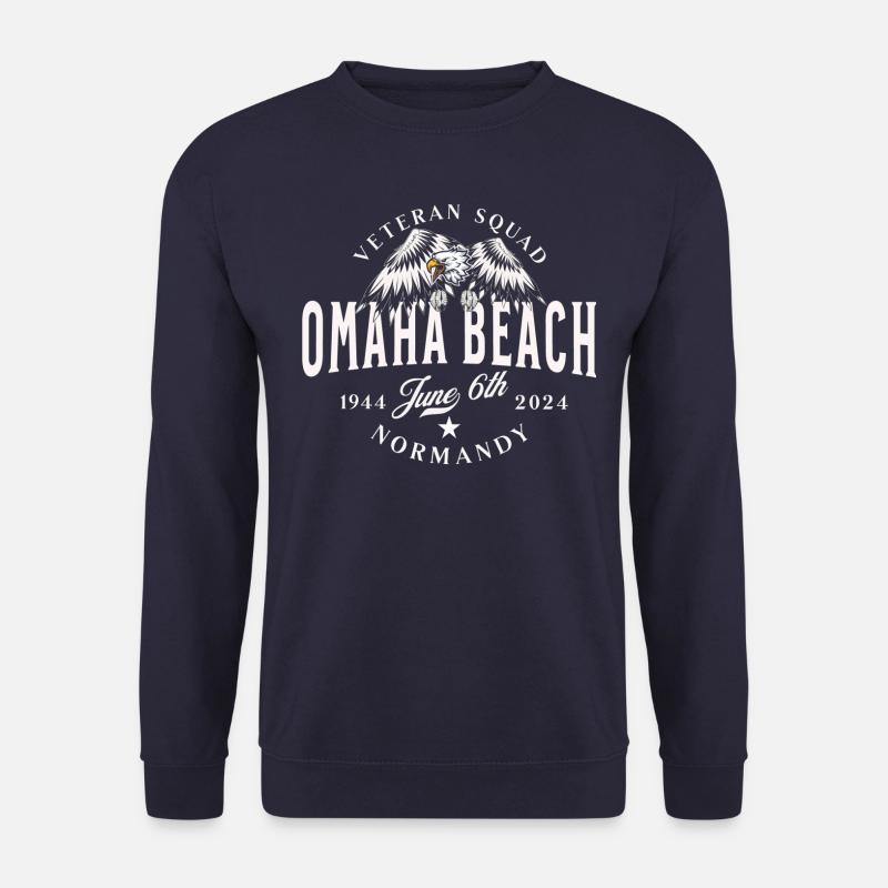 Omaha Beach june 6th - Unisex Sweatshirt - navy