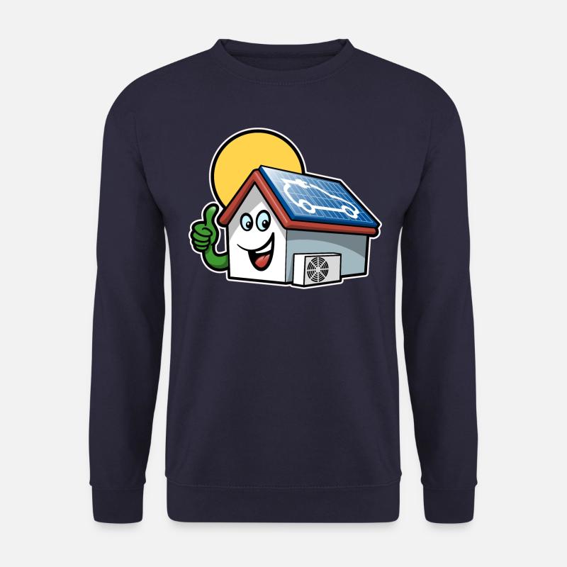 Erneuerbare Energie - Solarzelle - Wärmepumpe - Unisex Pullover - Navy