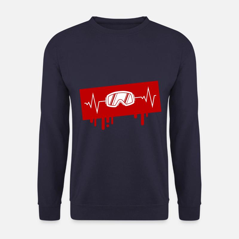 ski brille puls - Unisex Pullover - Navy