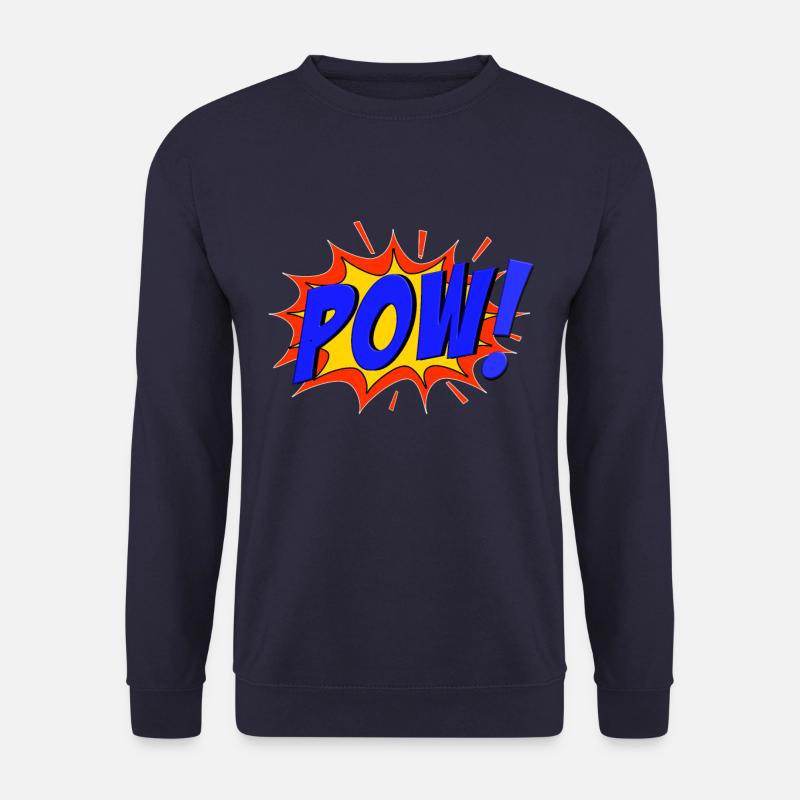 POW Comic Pow! - Unisex Sweatshirt - navy