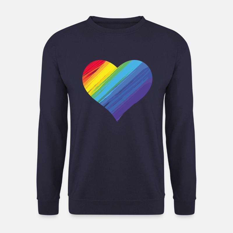 Regenbogenherz - Unisex Pullover - Navy