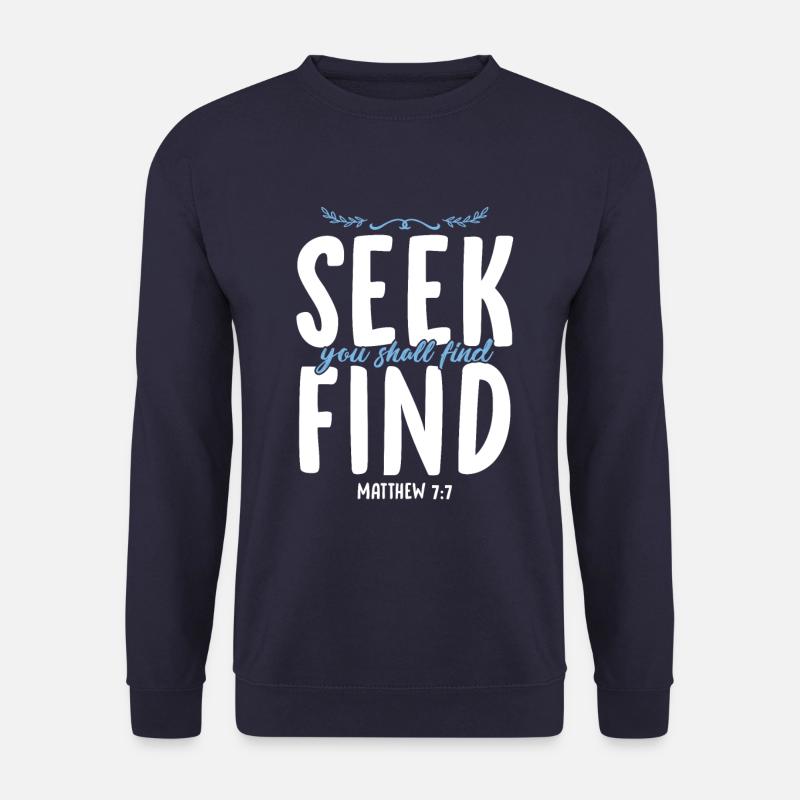Bibelvers Bibel Jesus - Unisex Pullover - Navy