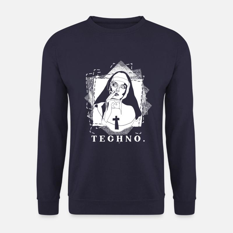 Techno Religion - Unisex Pullover - Navy