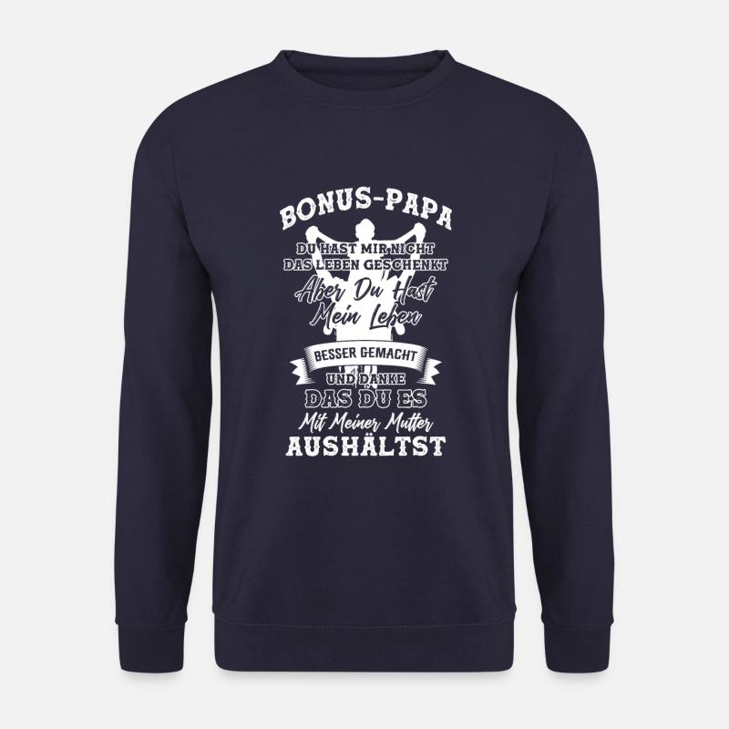 Bonus Papa Sprüche - Unisex Pullover - Navy