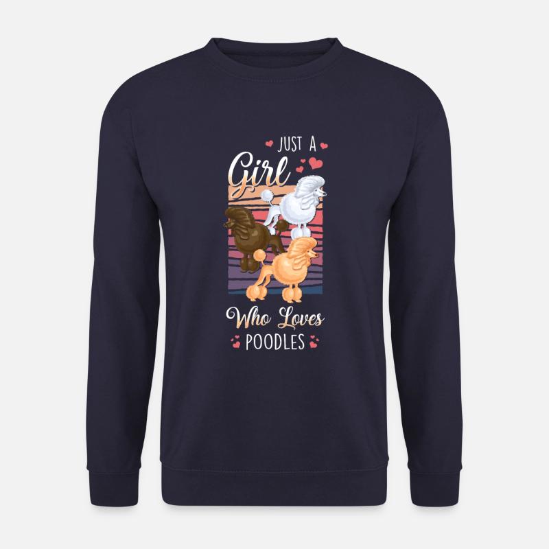 Caniche Disant - Sweat-shirt Unisexe - marine