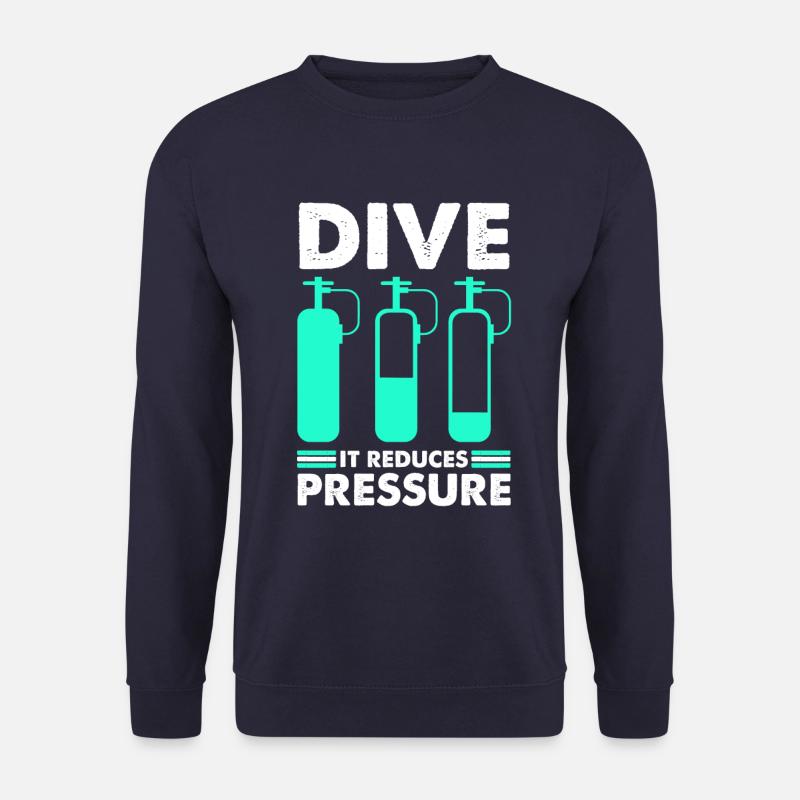 Tauchen Dive Taucher Diving Spruch - Unisex Pullover - Navy