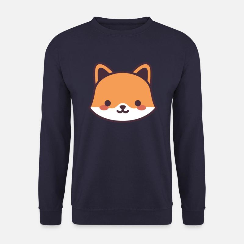 Fox kawaii - Unisex Sweatshirt - navy