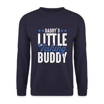 Papa fils pêche pêche enfant - Sweat-shirt Unisexe - marine - Devant - Alina (178cm) & Michal (187cm)
