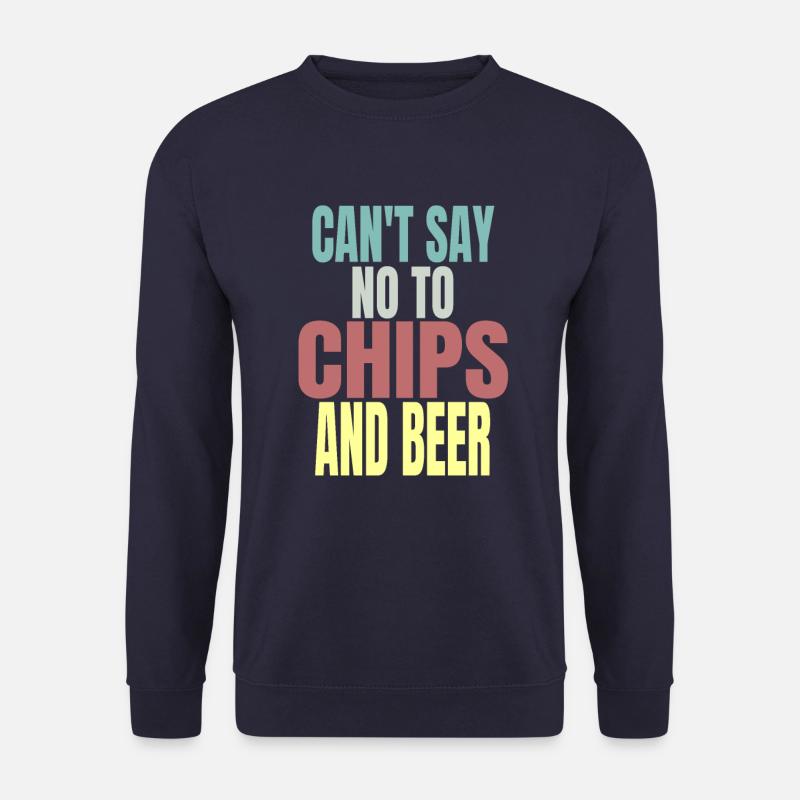 Chips und Bier - Unisex Pullover - Navy