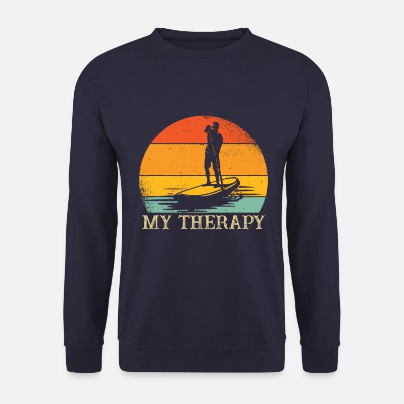Stand Up Paddle Therapie SUP - Unisex Pullover - Navy