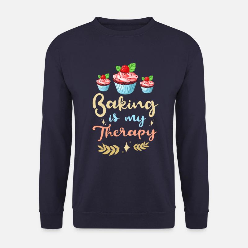 Backen Ist Meine Therapie - Unisex Pullover - Navy