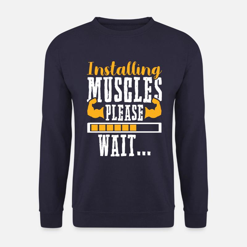 Fitness Muscles Gym Loading - Unisex Sweatshirt - navy