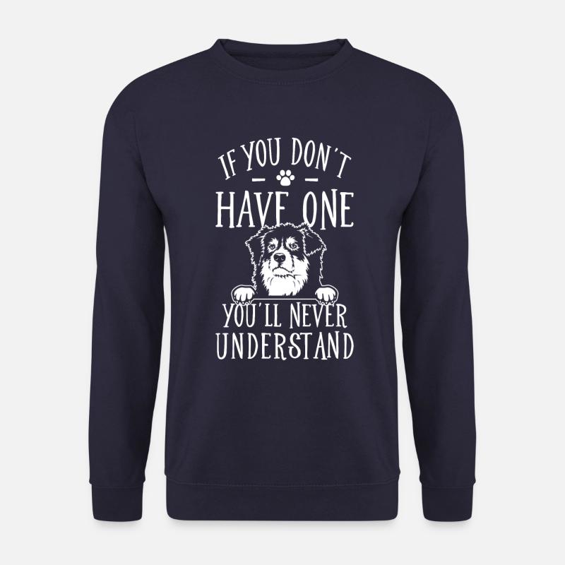Australian Shepherd gift saying - Unisex Sweatshirt - navy