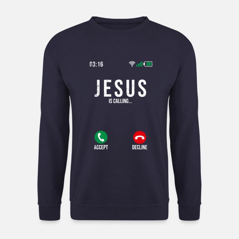 Jesus is calling - Unisex Sweatshirt - navy