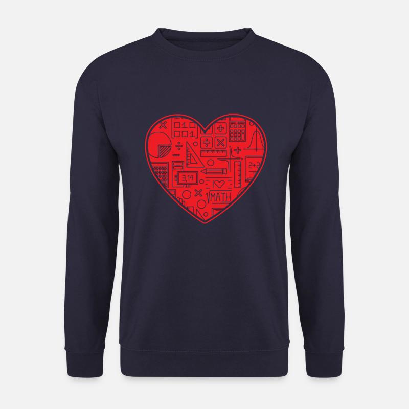 Mathe Mathematik Liebe Mathematiker - Unisex Pullover - Navy