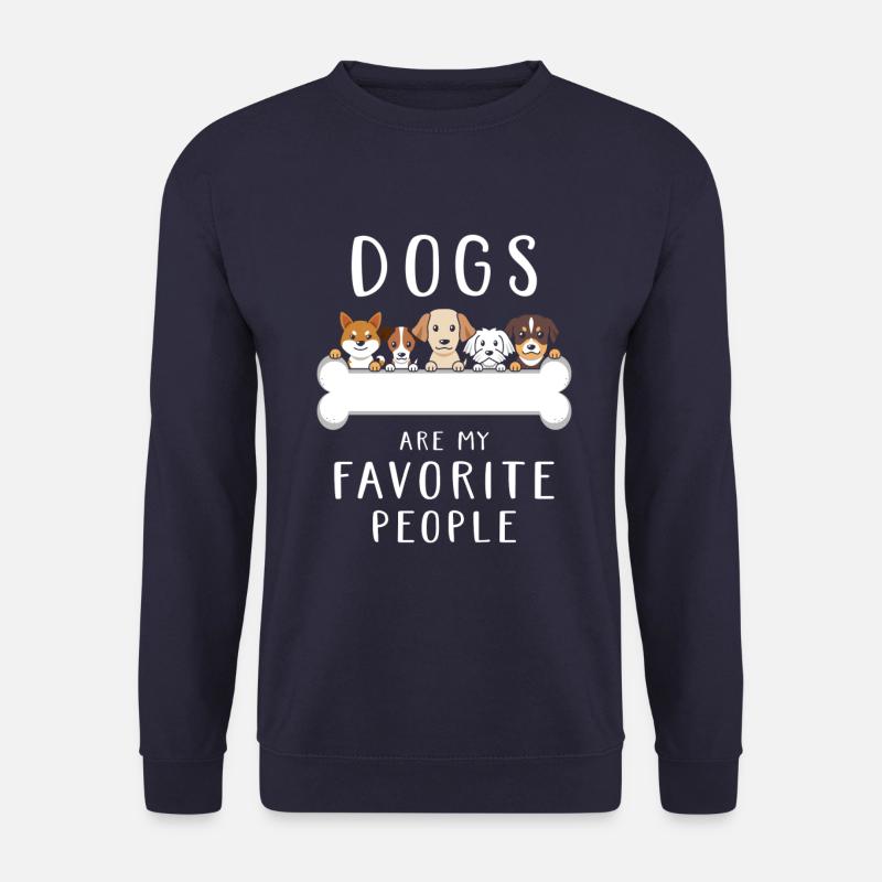 Hunde Spruch lustig - Unisex Pullover - Navy