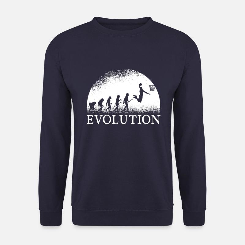 Basketball Evolution - Unisex Sweatshirt - navy