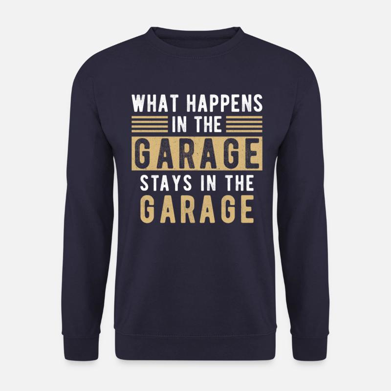 Mechanic Saying Garage Gift - Unisex Sweatshirt - navy
