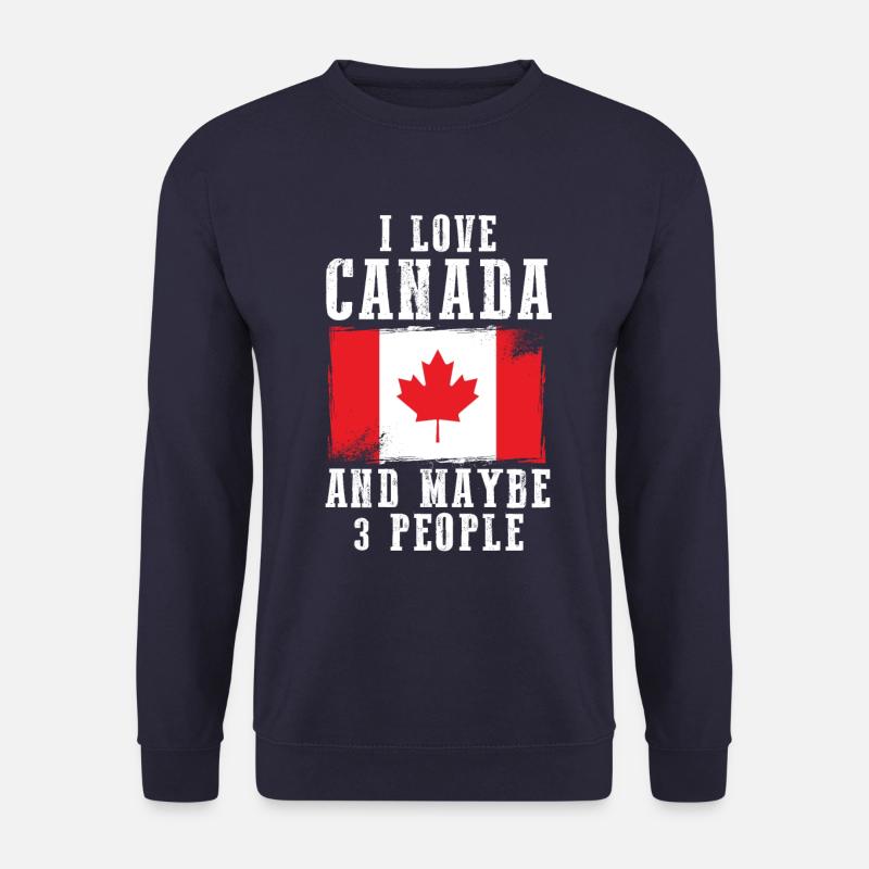 Drapeau du Canada Drapeau - Sweat-shirt Unisexe - marine