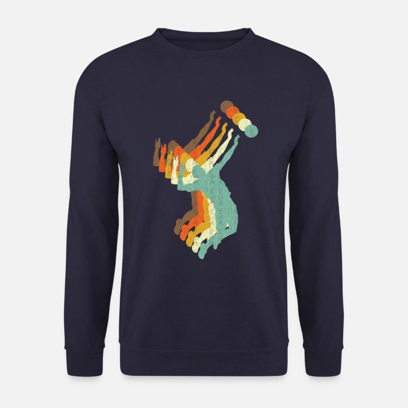 Volleyball Retro Style - Unisex Pullover - Navy