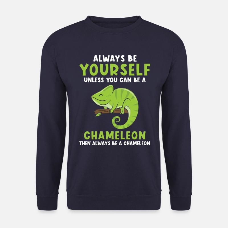 Chameleon saying funny - Unisex Sweatshirt - navy