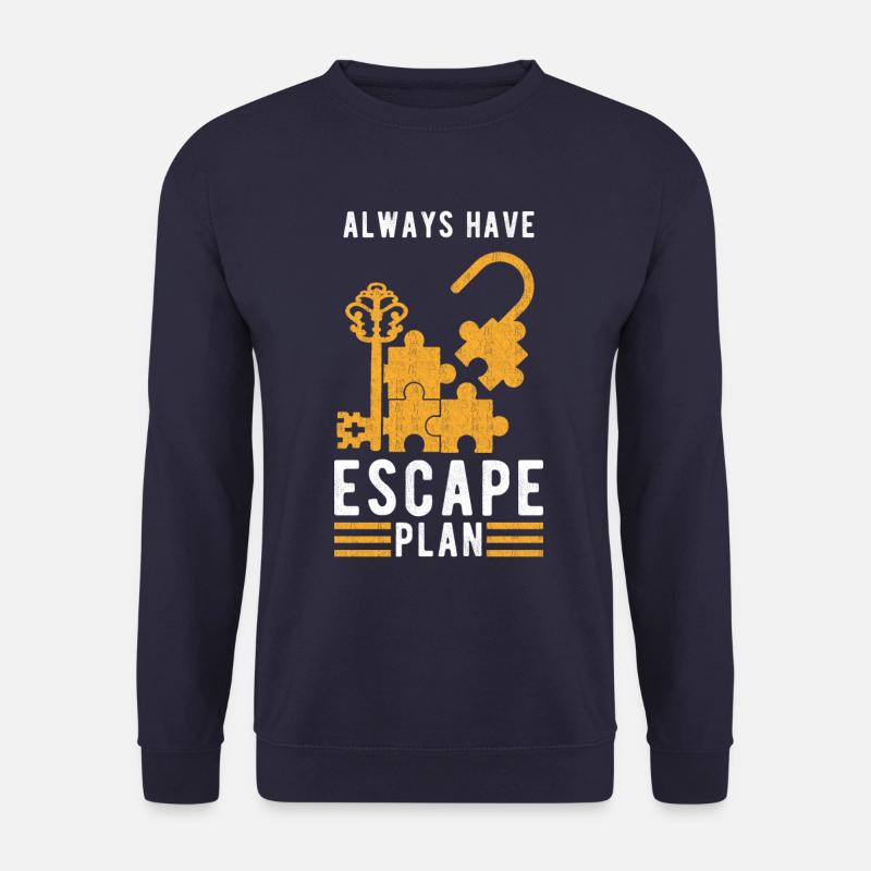 Escape Room - Unisex Pullover - Navy