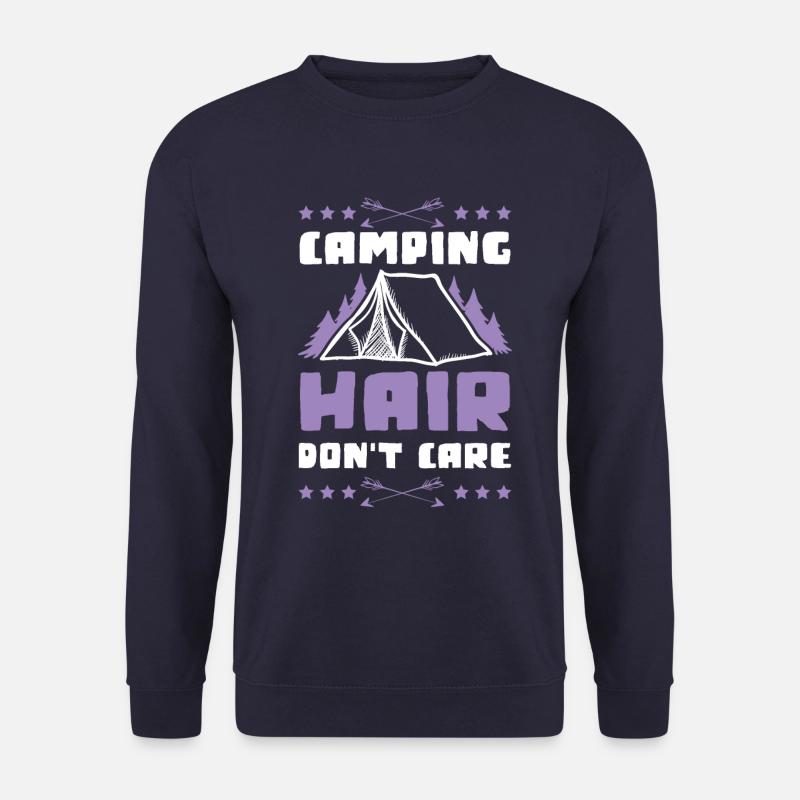 zelt camping camp - Unisex Pullover - Navy