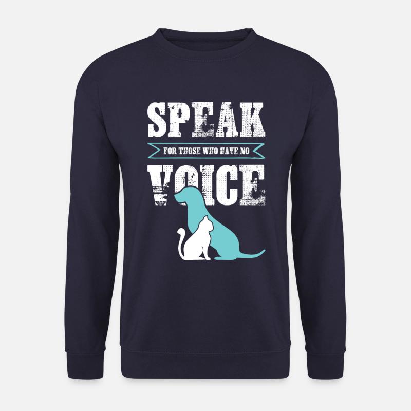 hund katze tierschutz - Unisex Pullover - Navy