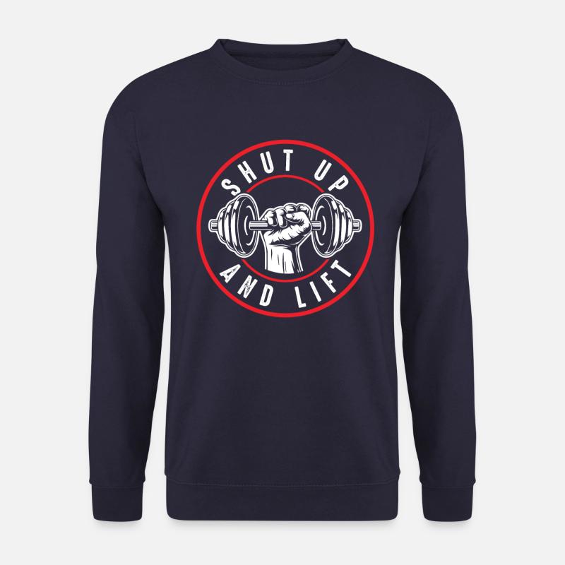 hantel gym fit - Unisex Pullover - Navy