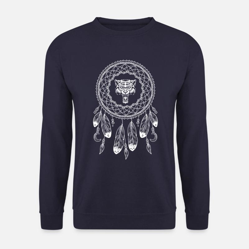 Sternzeichen Native American Wolf - Unisex Pullover - Navy