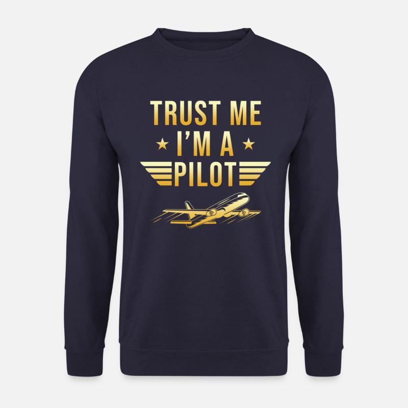 Pilot Gift - Unisex Sweatshirt - navy