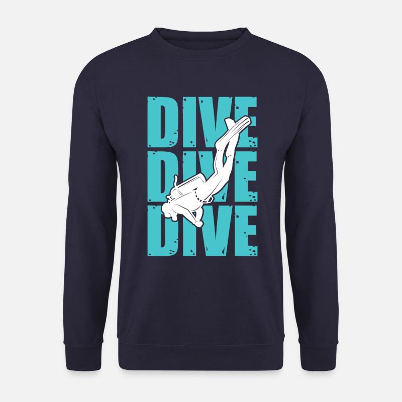 tauchen taucher - Unisex Pullover - Navy