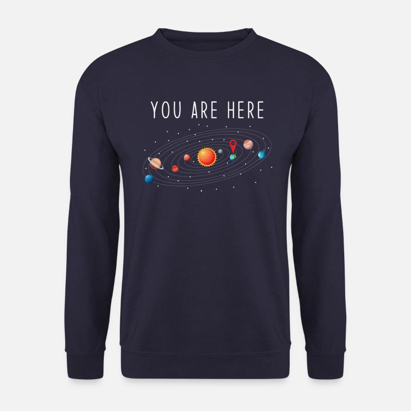 Sonnensystem - Unisex Pullover - Navy