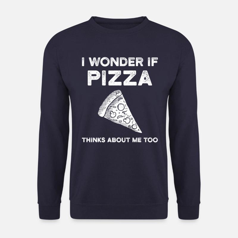 pizza - Unisex Sweatshirt - navy