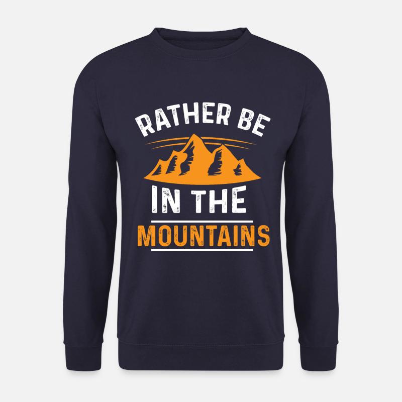 mountains spruch - Unisex Pullover - Navy