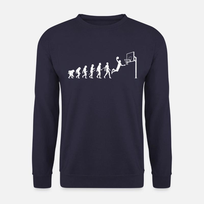 Basketball Evolution - Sweat-shirt Unisexe - marine