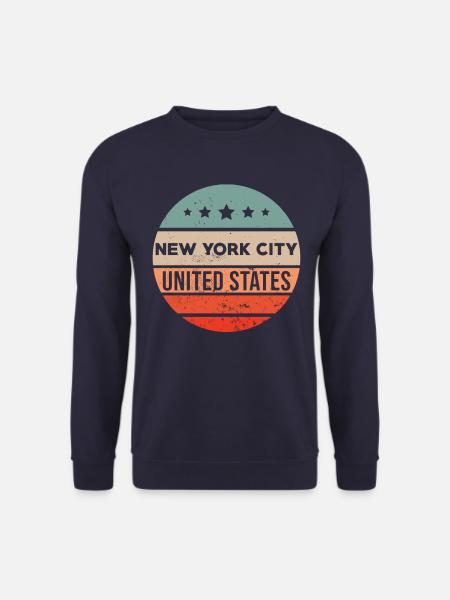 New York NY - Unisex Sweatshirt - navy