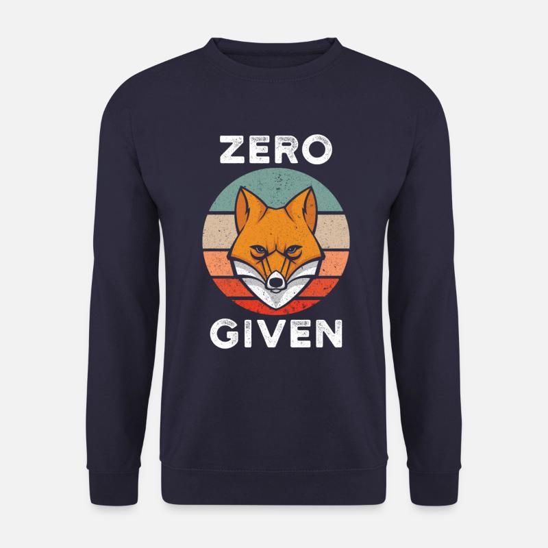 Zero Fox Given - Sweat-shirt Unisexe - marine