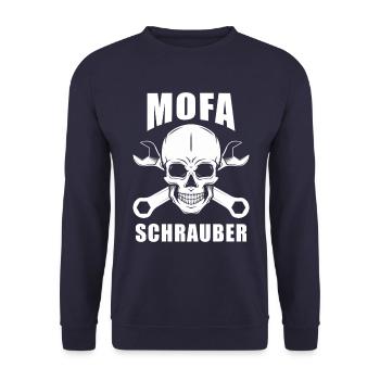 Mofa Screwdriver Mofa Screwdriver - Unisex Sweatshirt - navy - Front - Alina (178cm) & Michal (187cm)