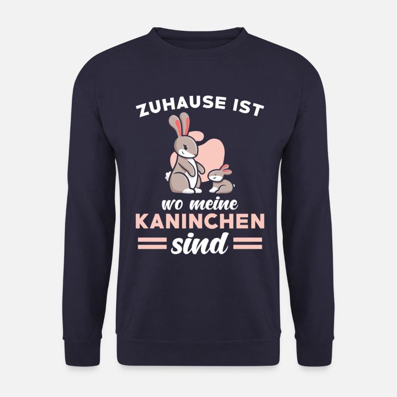 Kaninchen Spruch niedlich - Unisex Pullover - Navy
