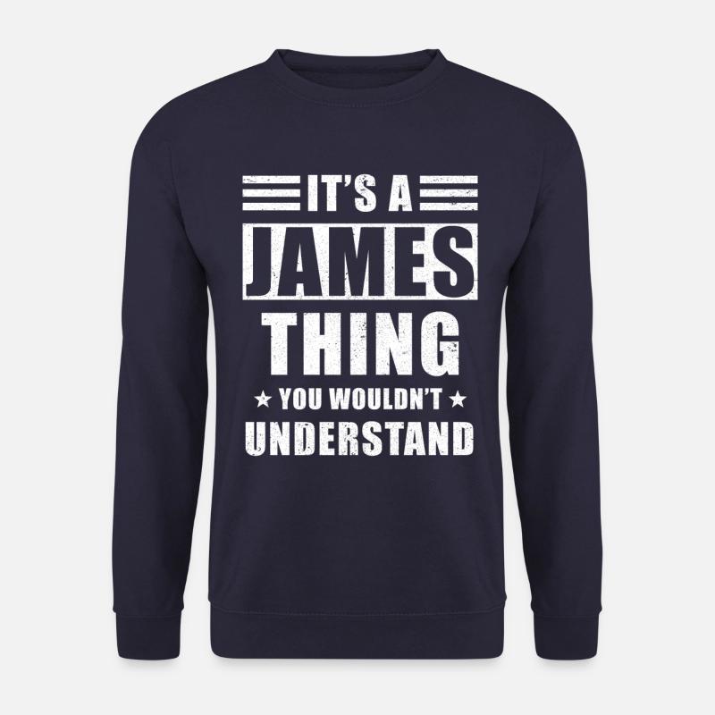 James Geschenk - Unisex Pullover - Navy