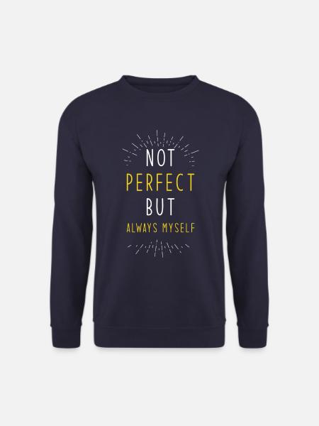 Happy saying - Unisex Sweatshirt - navy