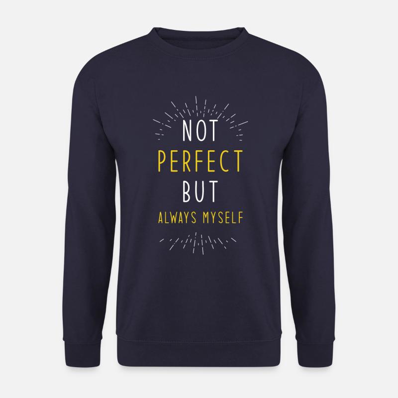 Happy saying - Unisex Sweatshirt - navy