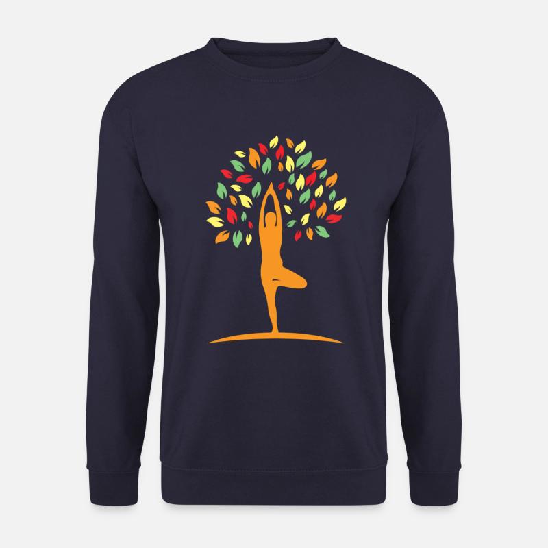Yoga Baum - Unisex Pullover - Navy